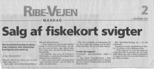 Salg af fiskekort