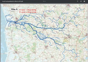A og B vand Ribe Å System