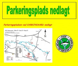 Karkovgaard P-plads nedlagt