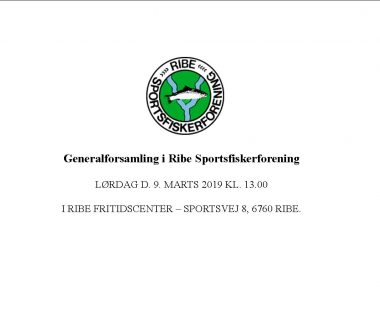 Generalforsamling i Ribe Sportsfiskerforening