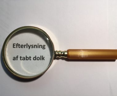 Efterlysning – tabt dolk