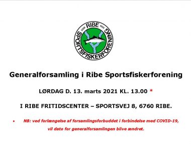 Generalforsamling i Ribe Sportsfiskerforening