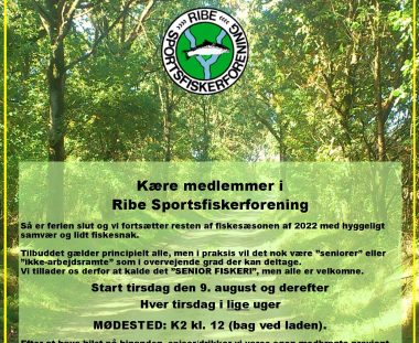 Vi fortsætter med Senior fiskeri