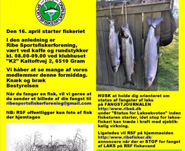 Sæson start den 16. april 2023