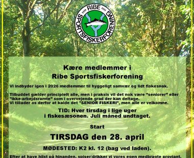 Senior fiskeri starter 28. april